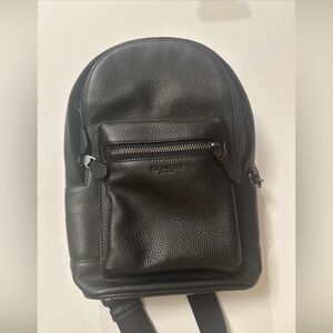 Coach sling pebbled leather with adjustable strap